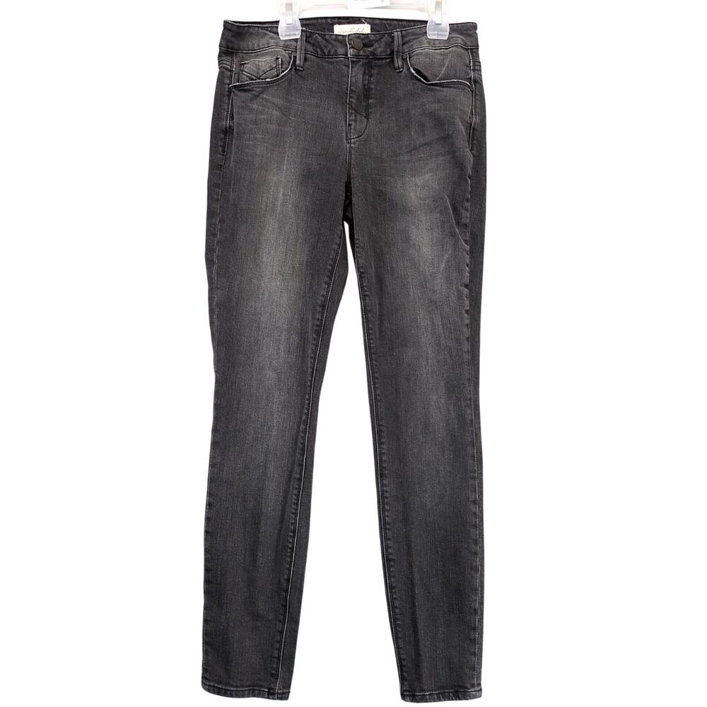 Unpublished Black Stretch Skinny Jeans Women's 28 Mid-Rise 28x28" Grunge Goth